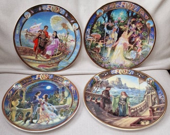 Royal Worcester Ltd Edition Porcelain collectors plates  -  Legends of Love Collection by Graham Twyford - 4 Different Available