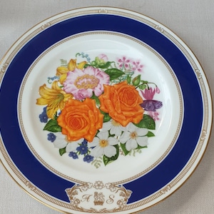 Royal Worcester Fine Bone China - Königlicher Hochzeitsteller, Prinz Andrew und Sarah Ferguson