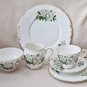 Vintage Royal Stafford Bone China Teeartikel - Kamelienmuster - wählen Sie aus dem Dropdown-Menü