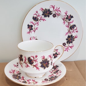 Vintage Paragon Bone China Trio  -  Michelle