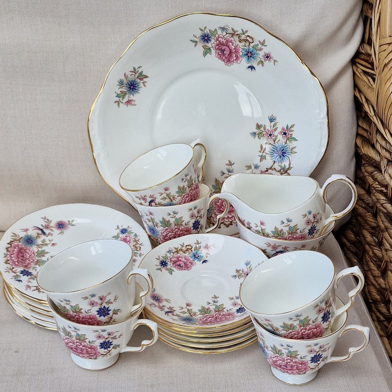 Queen Anne China Tea Sets - Etsy UK