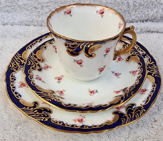 Antique, Adderley Best Bone China, Tea Items - in Classic Cobalt