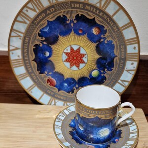 Royal Worcester Fine Bone China Millennium 3 Piece Set - Coffee