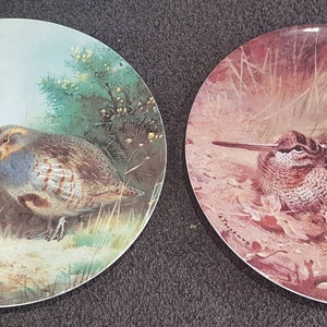 Bradford Exchange Collectors Plates from Our Magnificent Gamebirds Collection .  2 Different available.