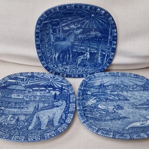 Julen Rorstrand of Sweden, Limited edition collectors plates,  3 Available.