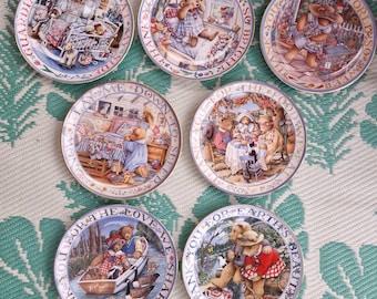 Selection of Royal Doulton Teddy Bear Plates by Linda Hill Griffith -  Please choose from drop down menu
