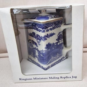 Wade for Ringtons Lidded Hot Water Jug,  Willow Pattern - Diamond Shape