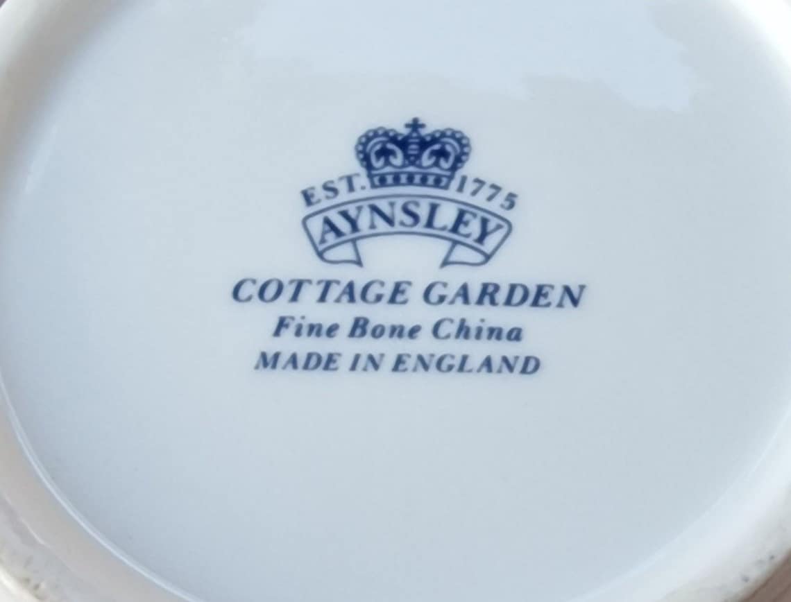 Aynsley Cottage Garden Pattern - Collection of Different Items - Etsy