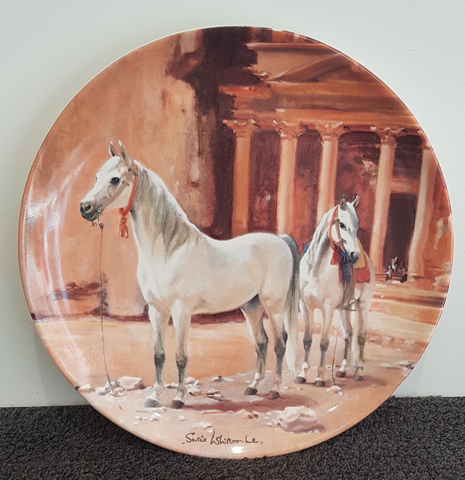 Vintage Ltd Ed Spode Bone China Horse Display Plates by Susie Etsy