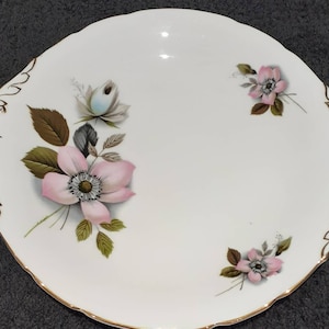 Vintage Paragon Bone China Cake Plate - Pompadour
