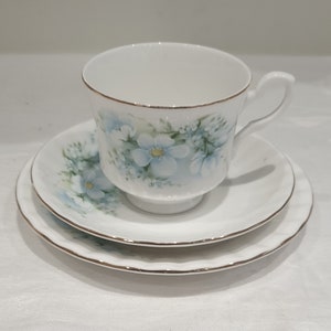 Royal Stafford Bone China Trio  -  Blossoms Flowers