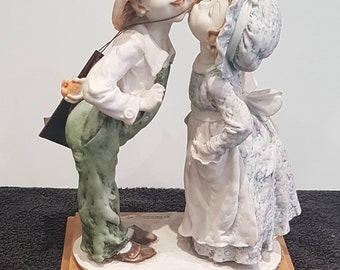 【未使用 希少】Giuseppe Armani 「バンビ」 フィギュリン Baby and Flower Set by Giuseppe Armani | Elegant Porcelain