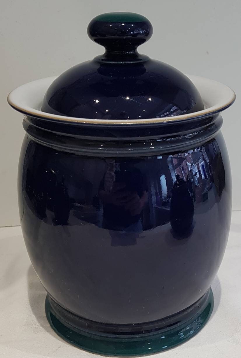 Denby Pottery Teapot Coffee Pot and Storage Jars in Regatta Etsy UK