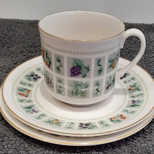 Royal Doulton Bone China Trio - Tapestry