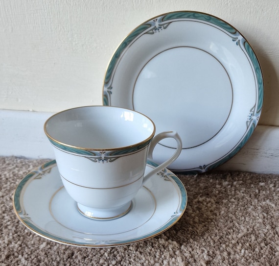 Noritake Bone China Part Hand Painted Trio Glenabbey Etsy
