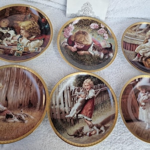 Limitierte Auflage, Bone China Sammlerteller von Jim Daly, Aus der Happy Hearts Kollektion - 6 verschiedene erhältlich