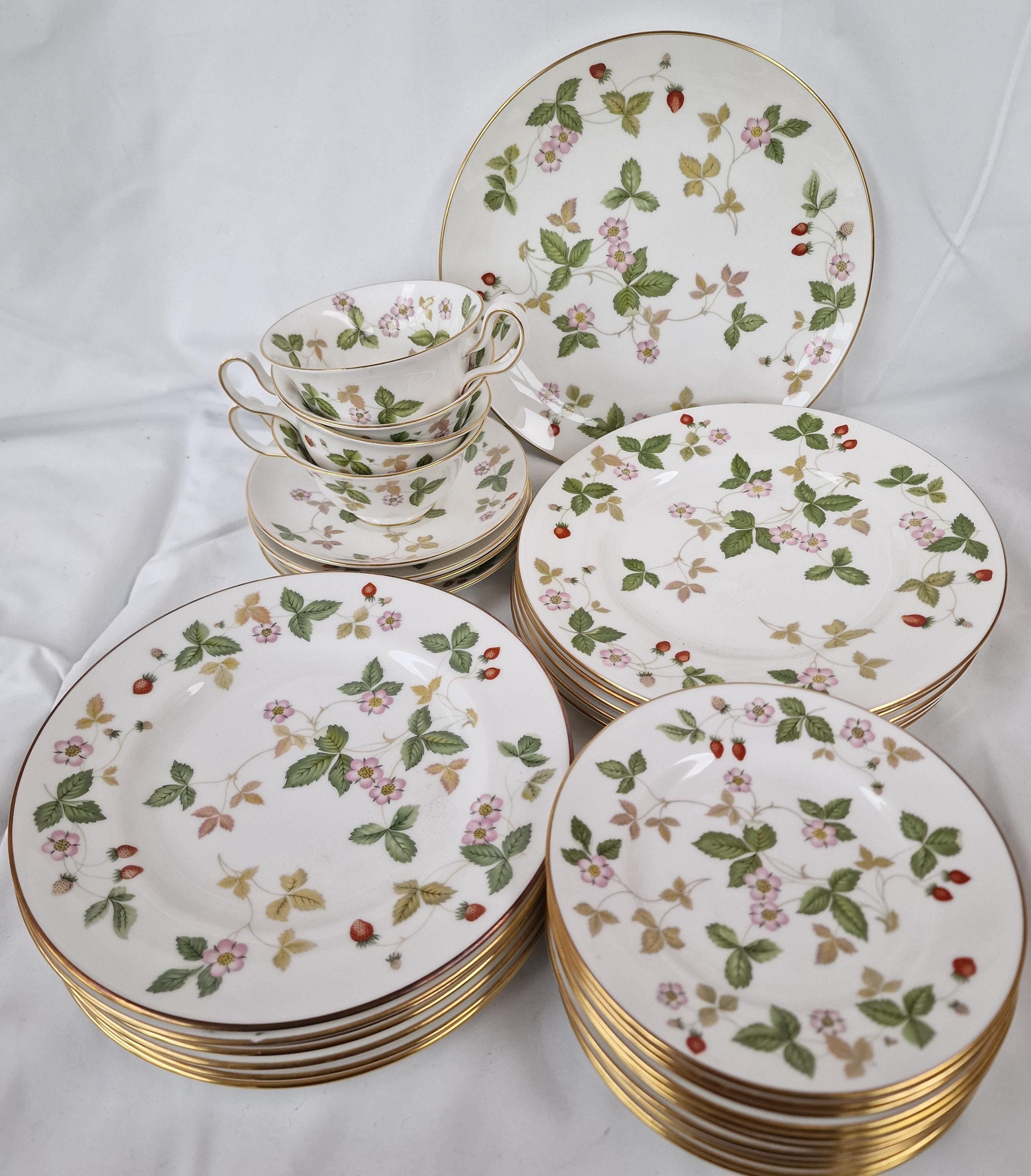 Wedgewood China Strawberry Vine - Etsy