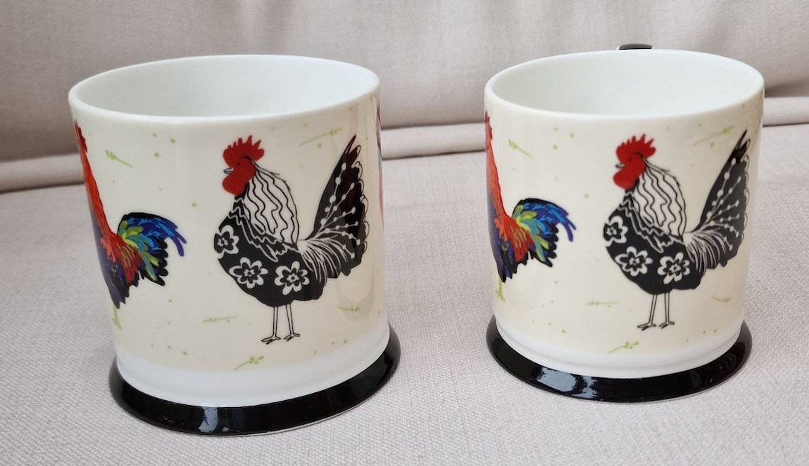 Queens Kitchen Fine Bone China Mugs Made for Ulster Weavers Etsy