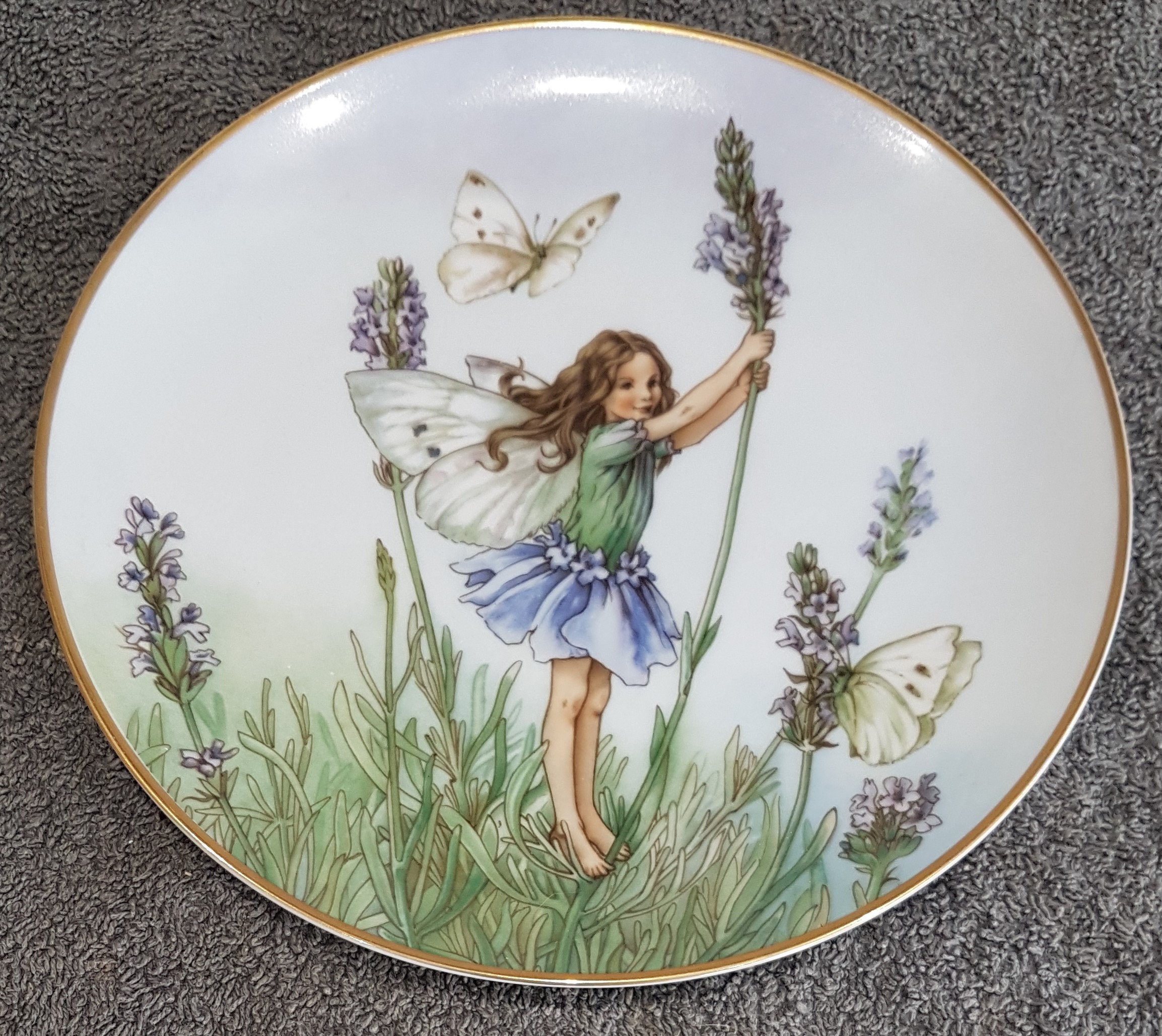 Villeroy & Boch Heinrich Flower Fairy Plate - the Lavender Fairy