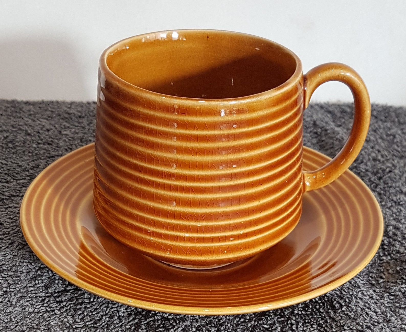 Retro Sadler Pottery Coffee for Two Coffee Set Ribbed Etsy Australia