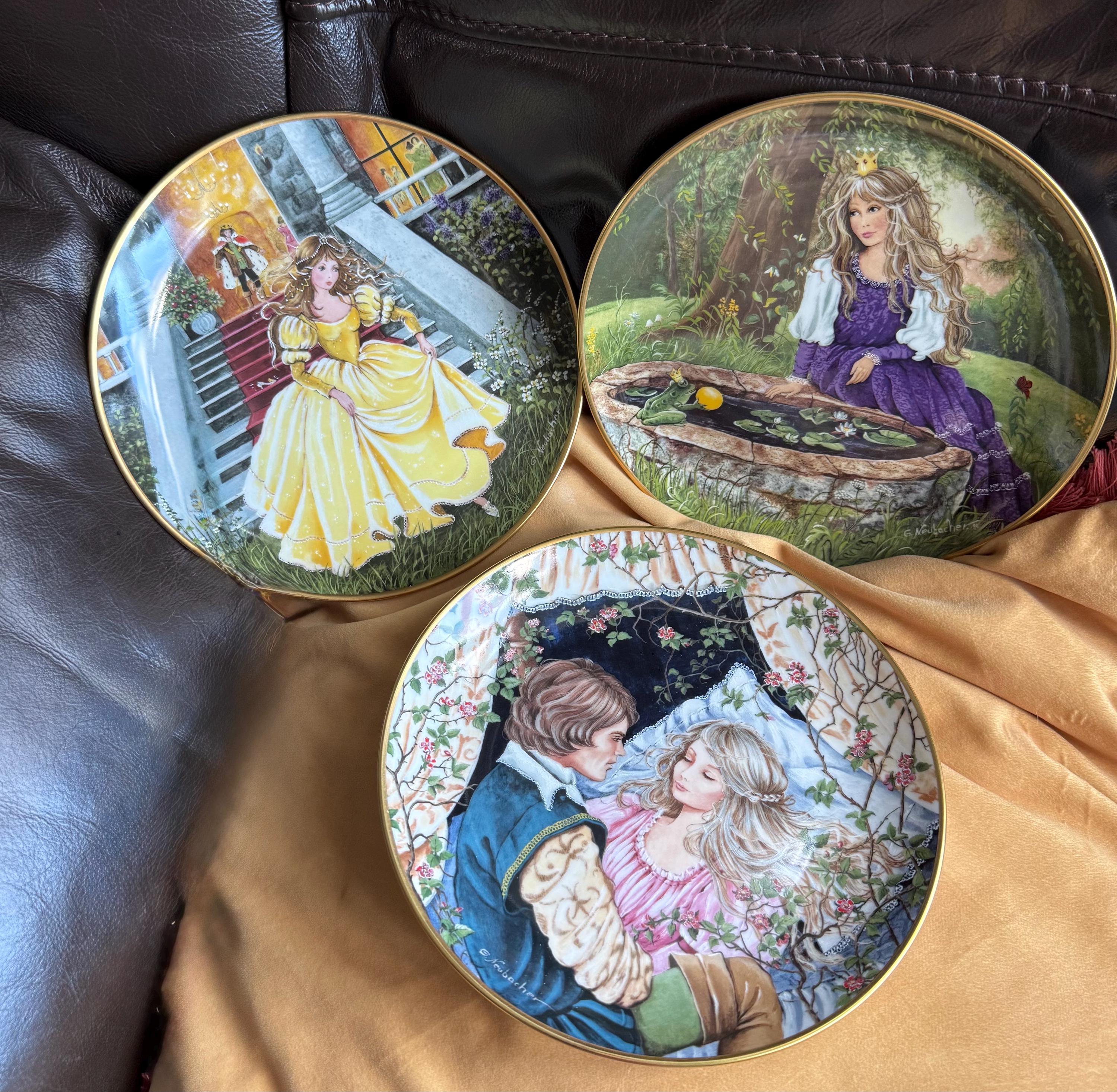 (週末特価)UNION SHOE CHAIN アンティークプレート Kaiser Bone China Collectors Plate by Gerda Neubacher - Fairy