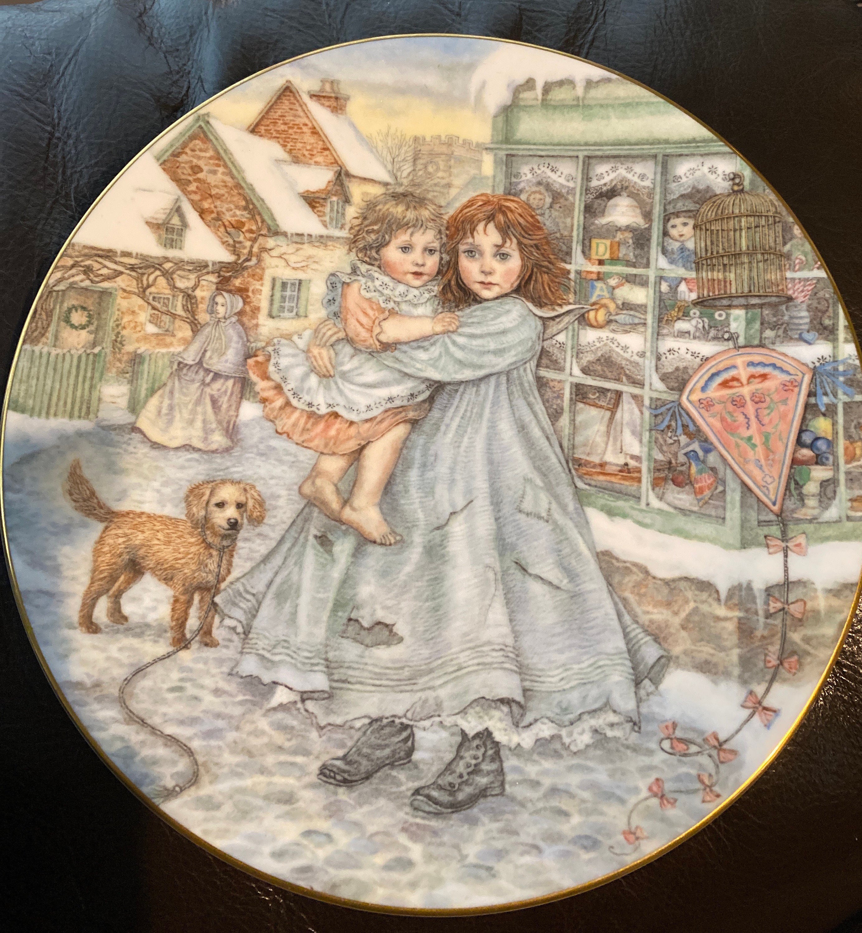 ロイヤルウースター磁器NSPCCクリスマスコレクターズプレート - 2種類