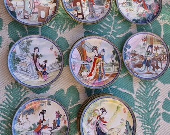 Selection of Imperial Jingdezhen Porcelain Plates - Beauties of the Red Mansion -  Choose from drop down menu