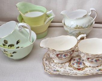 Selection of Bone China Milk and Sugar Sets. -  Choose from drop down menu