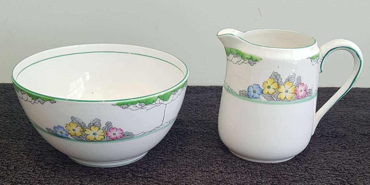 Heathcote Best Bone China. Hand Painted Milk and Sugar the Etsy UK