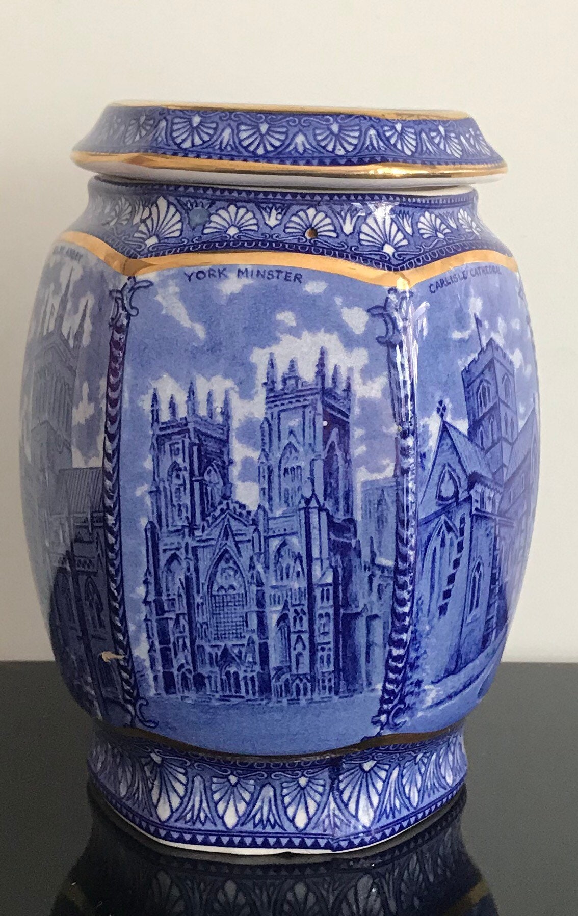 Kitchen & Dining Cathedrals Wade for Ringtons 6 Sided Tea Caddy Home