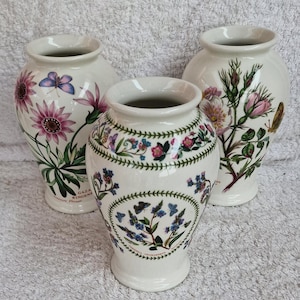 Vintage Portmeirion Bone China Canton Vasen - Drei zur Auswahl