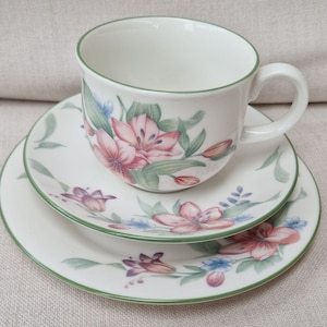 Royal Doulton Bone China Trio -  Carmel Pattern,  from the Expressions range.