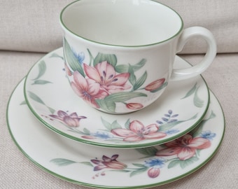 Royal Doulton Bone China Trio -  Carmel Pattern,  from the Expressions range.