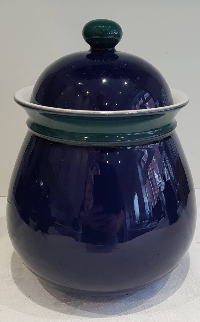 Denby Pottery Teapot Coffee Pot and Storage Jars in Regatta Etsy UK