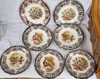 Royal Worcester Palissy Dinner and  Lunch Plates,  from the Game Series. 6 Different available. Choose from drop down menu.