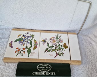 Vintage Portmeirion Botanic Garden Cheese Slicer with Knife