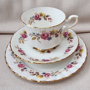 Royal Stafford Bone China Trio  -   Bouquet of Flowers
