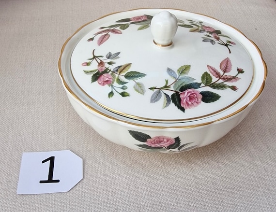 Vintage Wedgwood Hathaway Rose Items - 8 Different Items Available