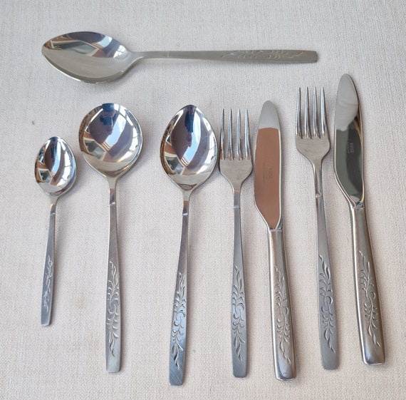 Viners vintage shop cutlery patterns