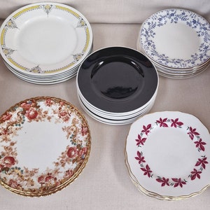 Selection of English makers, Bone China -  6 x Side Plates  - choose from drop down menu.