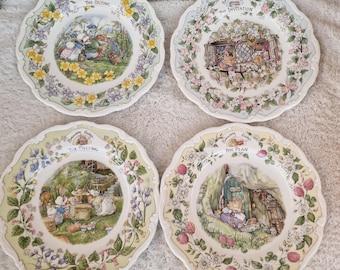 Vintage Brambly Hedge Bradford Exchange Spring Story 1994 Vintage Brambly Hedge Bradford Exchange Spring Story 1994