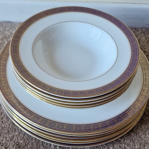 Royal Doulton English Fine Bone China Dinner Items - Rochelle Pattern H5024