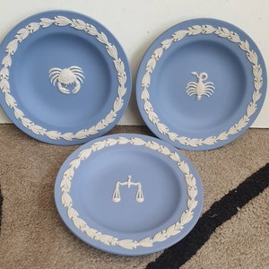Wedgwood Jasperware  Pin Dishes -  Zodiac signs