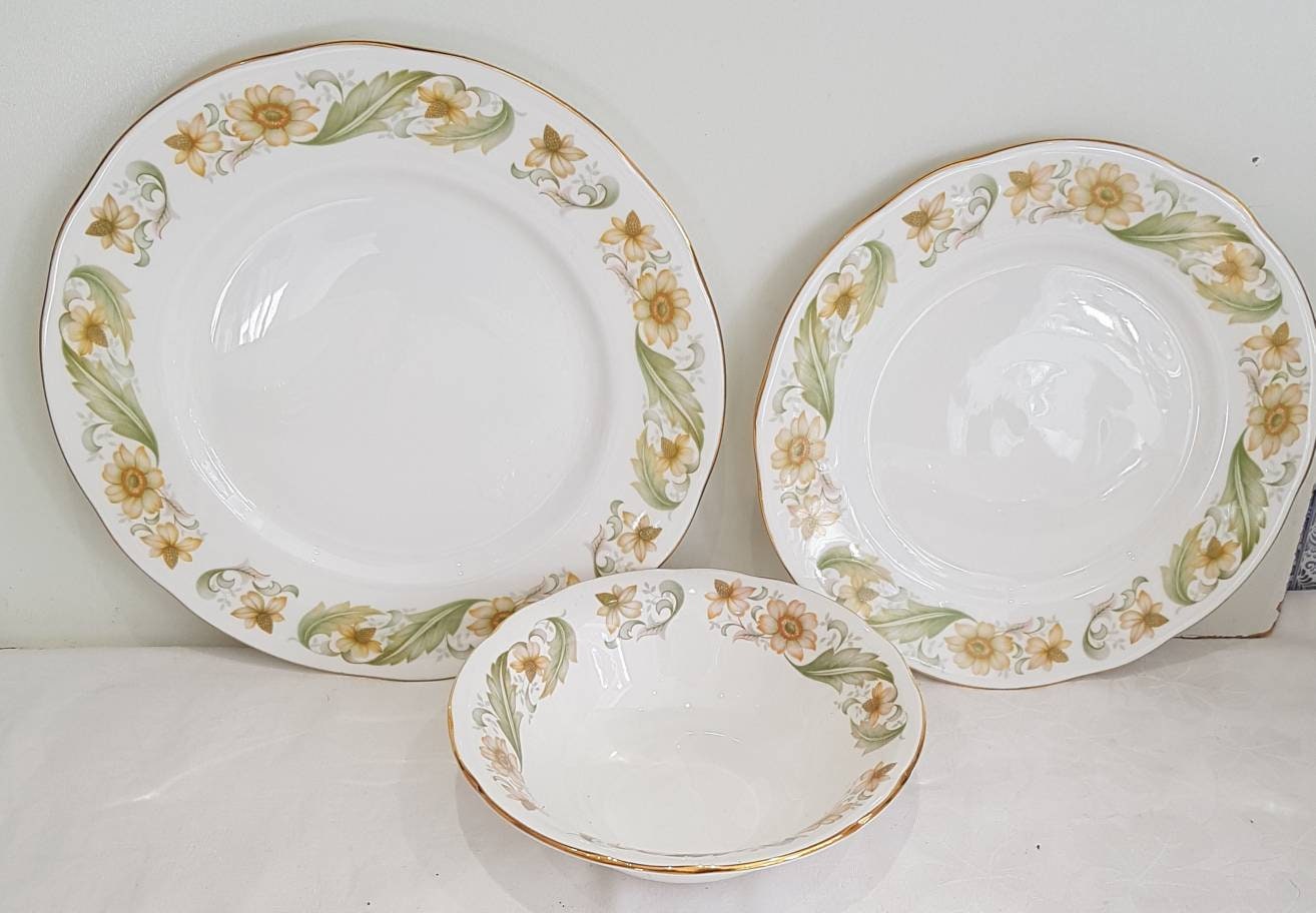 Duchess Bone China Plates and Bowls Classic Greensleeves Etsy