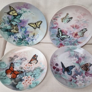 Lovely Lena Liu Collectors Plates - On Gossamer Wings - 4 Different Available
