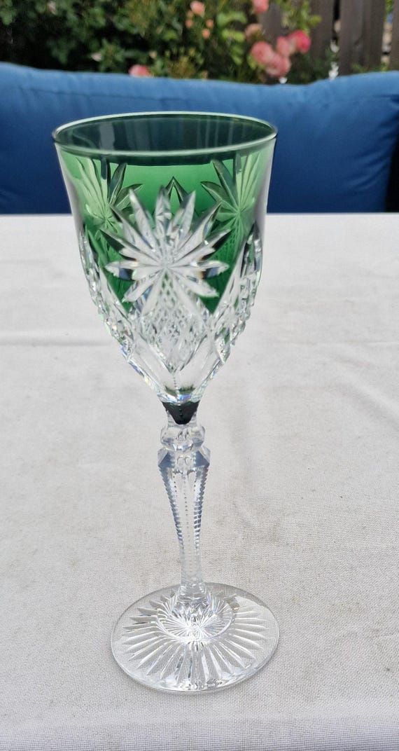 ヴォルサンランベール　クリスタルガラス　ヴィンテージ ヴィンテージ ヴァル・サン・ランベール ケース入りクリスタル トール