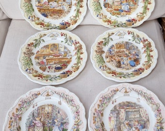 Vintage Doulton Brambly Hedge Collectors Plates  - Year Plates - 2000s  -  Select from drop down menu