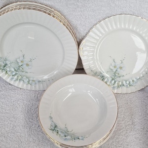 Platos y cuencos de porcelana china Royal Stafford - Flores en flor. - Seleccione del menú desplegable.