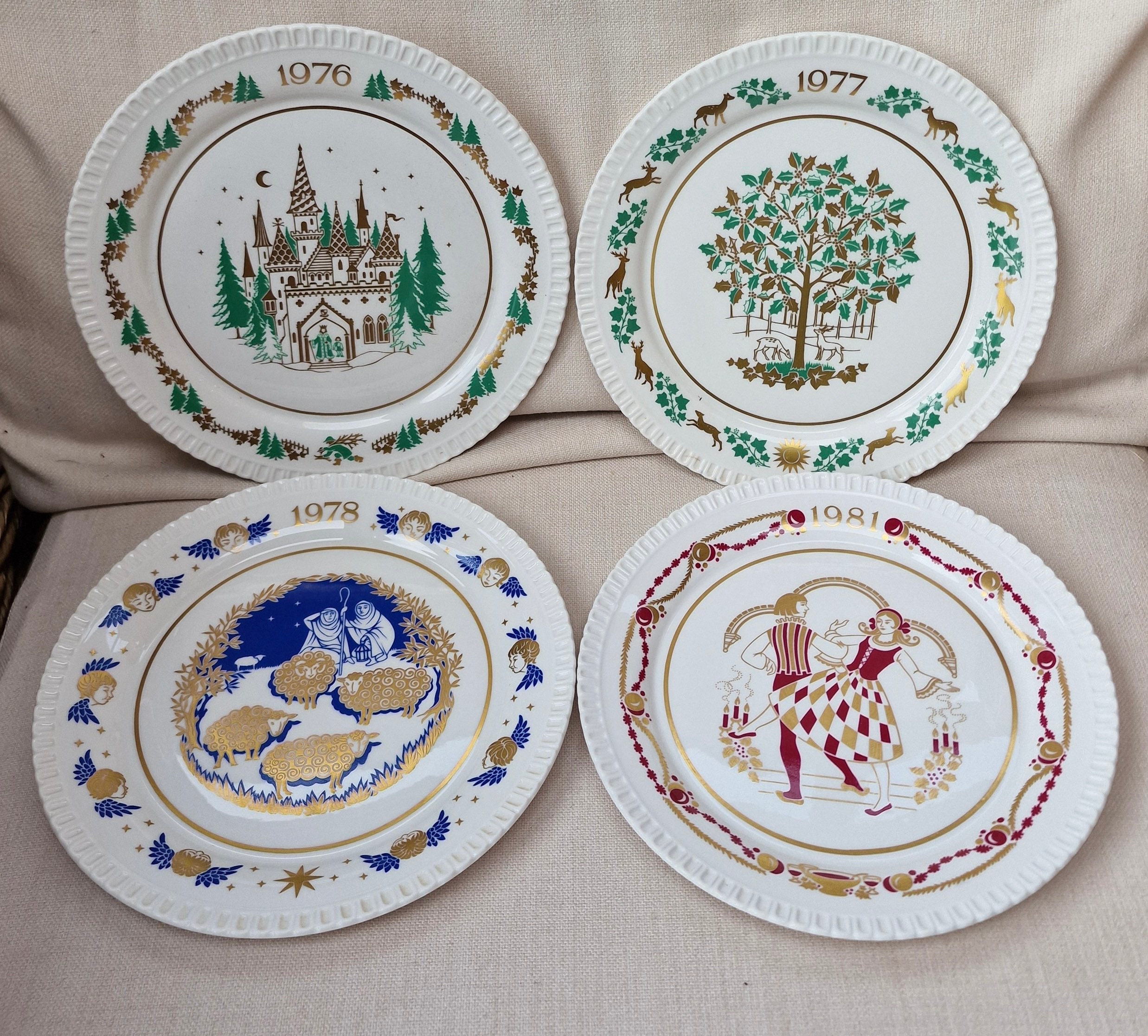 Spode Inch Christmas Plates 1970-80s Boxed, Select From Drop
