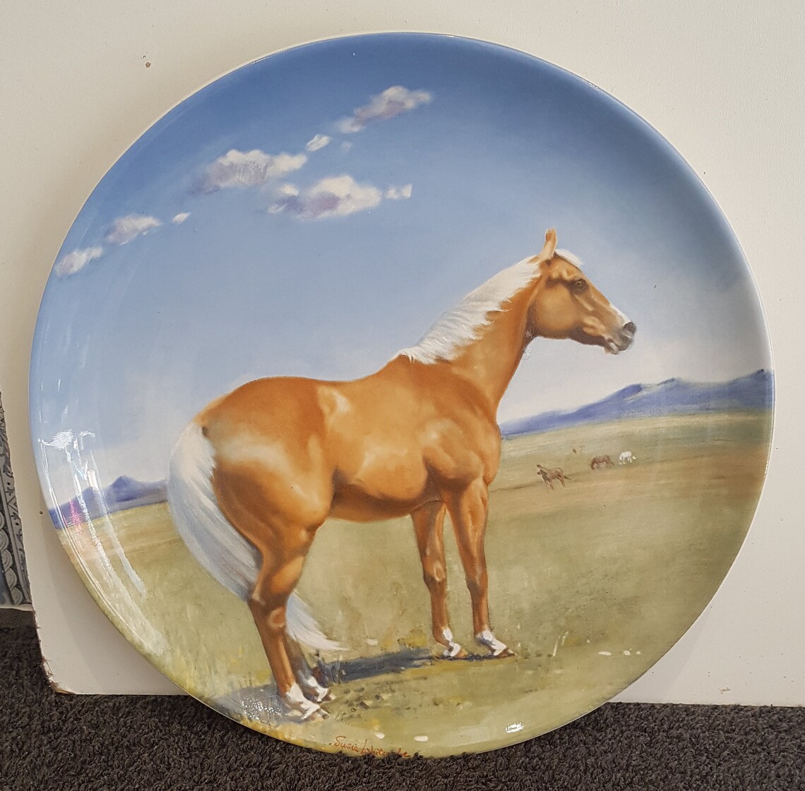Vintage Ltd Ed Spode Bone China Horse Display Plates by Susie Etsy